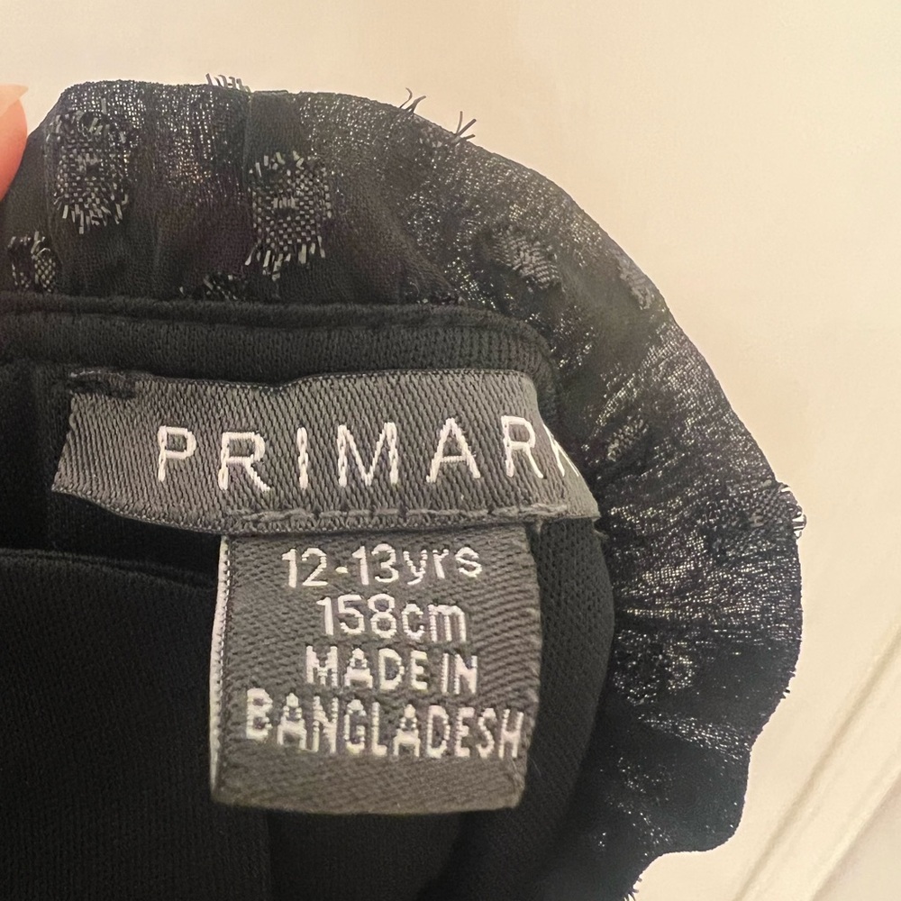 Primark Black and Silver Kids Formal Dress - Picture 3 of 7
